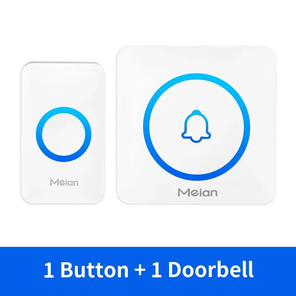Meian Smart Wireless Doorbell IP65 Waterproof 60 Songs - stepyours.com