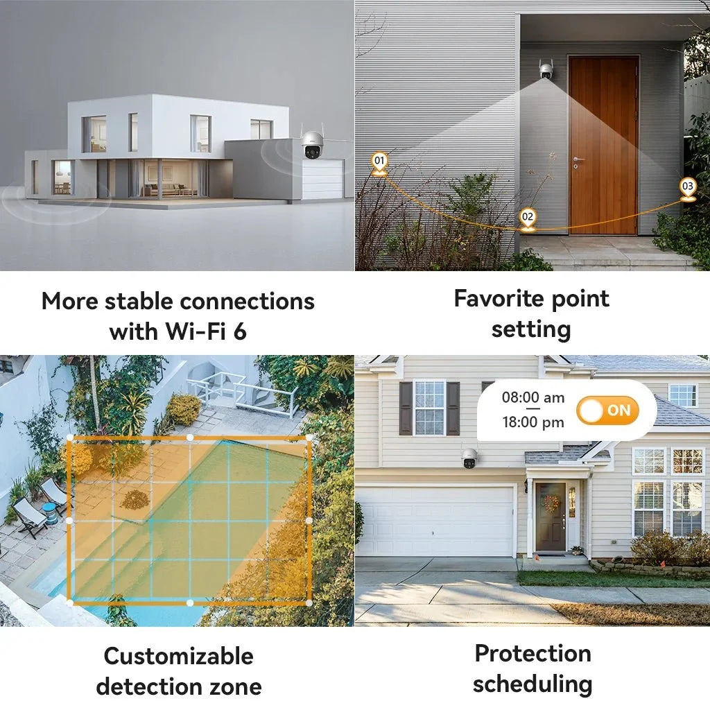 IMOU DK7 3MP Outdoor WiFi Camera With Color Night Vision Smart AI Detection - stepyours.com