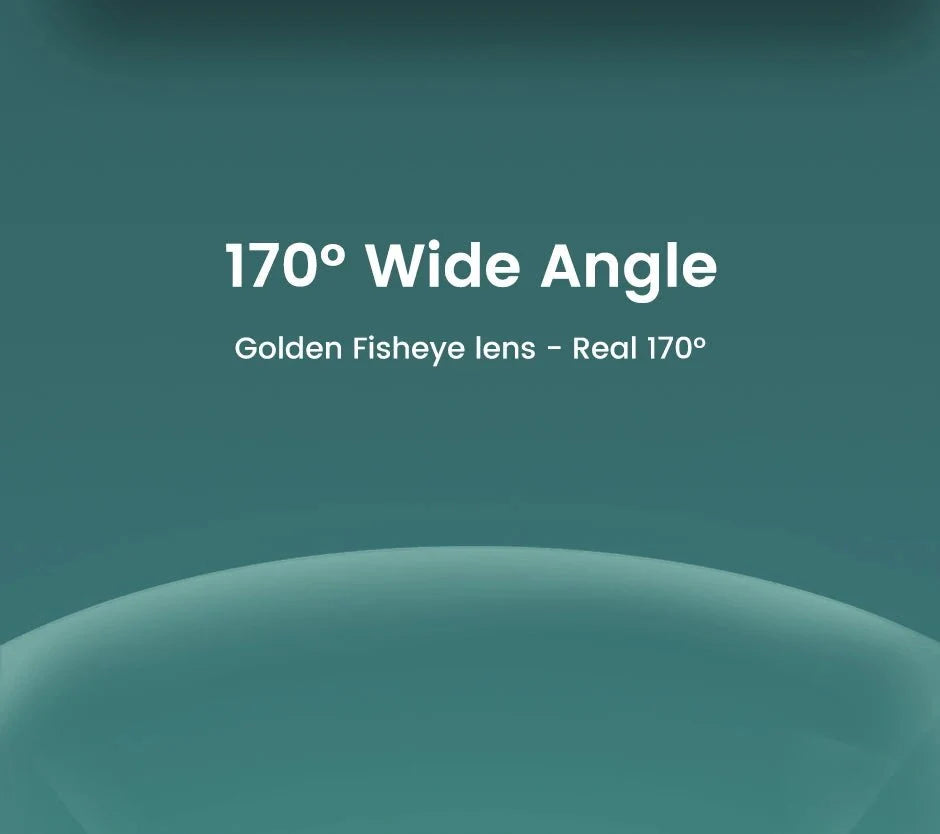 170 Degree Fisheye Rear View Camera Golden Lens Night Vision For Parking Safety - stepyours.com