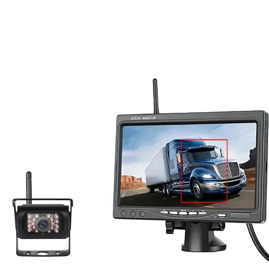 Wireless Backup Camera Kit 7 Inch AHD 1080P Monitor For Truck RV - stepyours.com