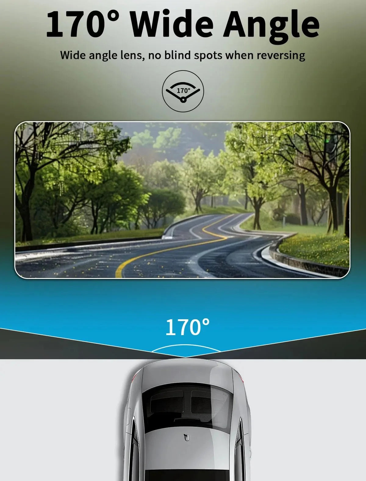 Rear View Camera 1080P 170 Degree For Ford Focus 2 Mk2 Mondeo Mk4 S Max - stepyours.com
