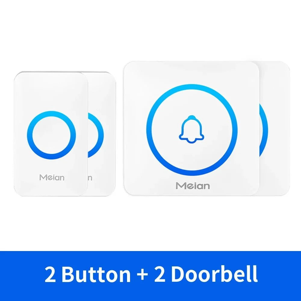Meian Smart Wireless Doorbell IP65 Waterproof 60 Songs - stepyours.com