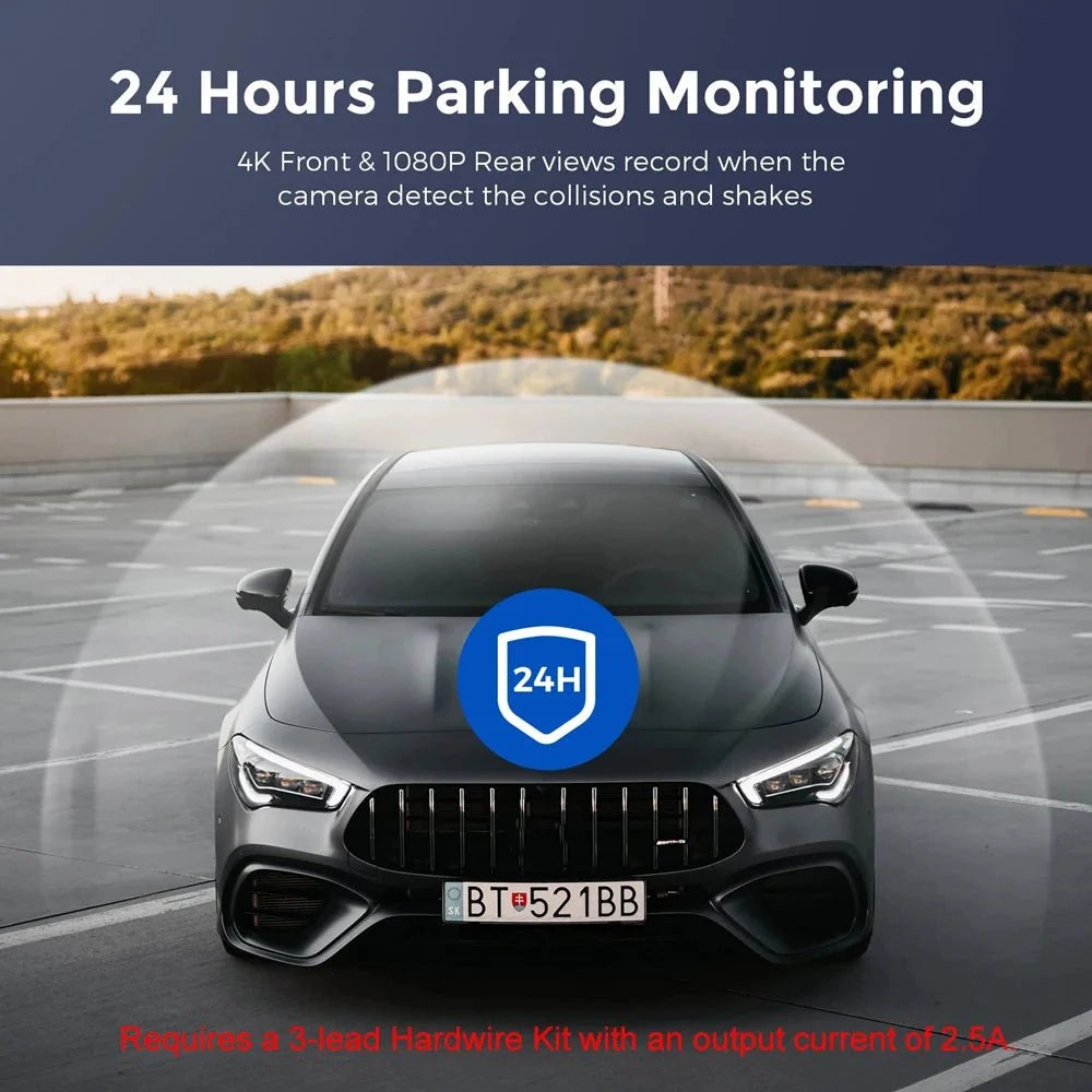 Soam Dash Cam 4K Plus Dual Channel GPS WiFi Front 4K Rear 1080p - stepyours.com