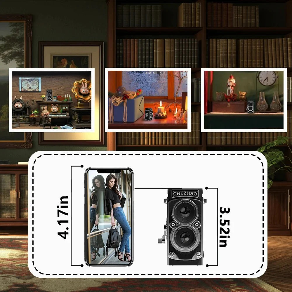 Vintage Mini Digital Camera Autofocus 12MP 1080P FHD Video Vlogging Portable - stepyours.com