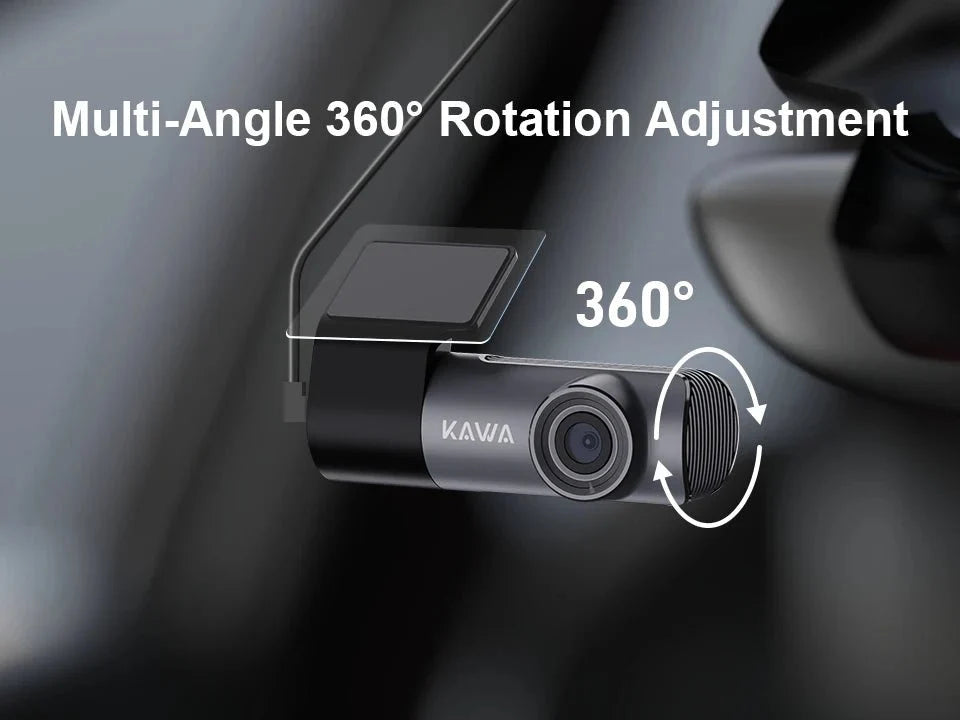 KAWA D5 2K Dash Cam For Car DVR With WiFi Voice Control WDR - stepyours.com