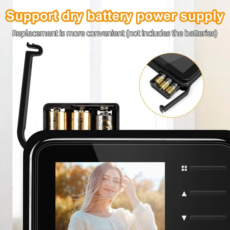 2.4 Inch LCD Peephole Doorbell Camera With IR Night Vision - stepyours.com