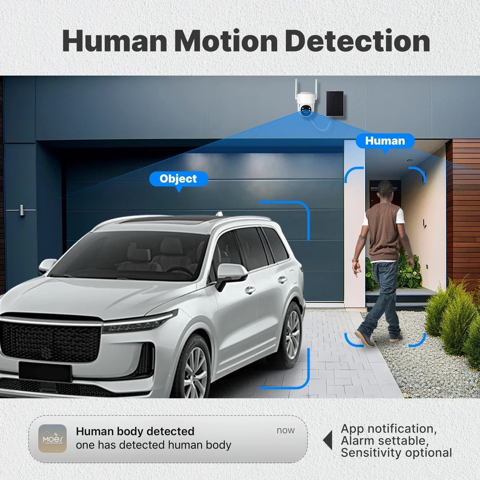MOES Tuya 4G WiFi 4MP Solar Outdoor Security Camera With Full Color Night Vision - stepyours.com