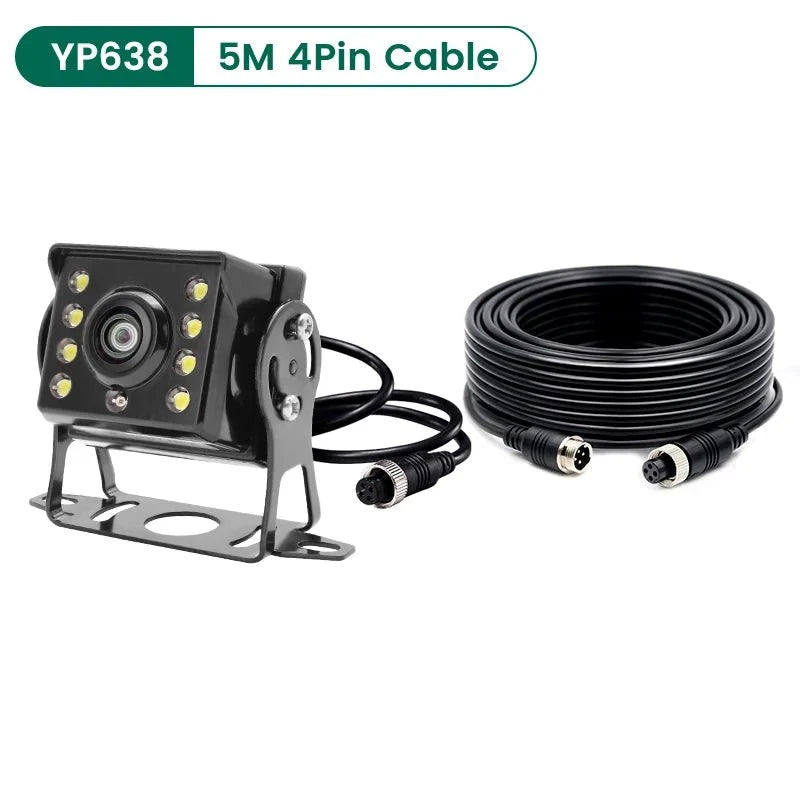 GreenYi 170 Degree AHD 1920x1080 Fisheye Car Bus Truck Rear View Camera - stepyours.com