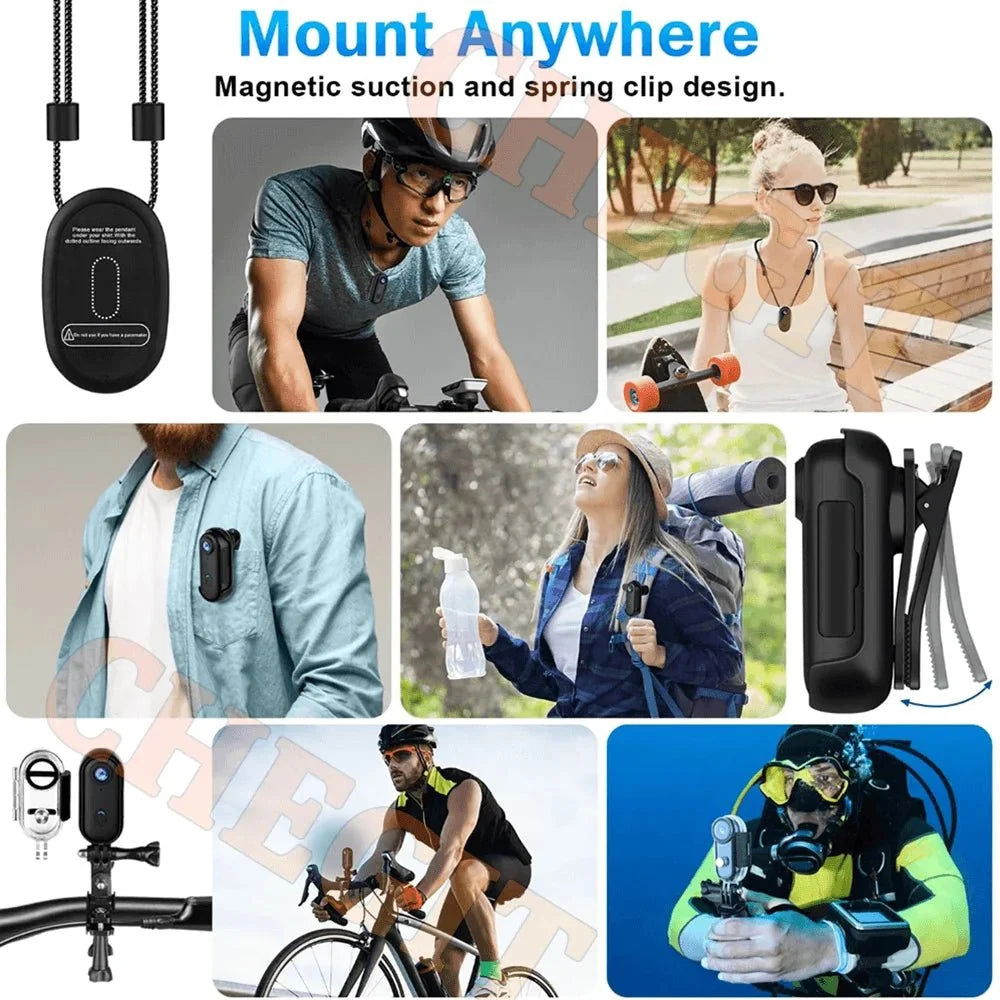 4K Motorcycle Action Camera Lightweight POV Cam For Bicycle Vlog - stepyours.com
