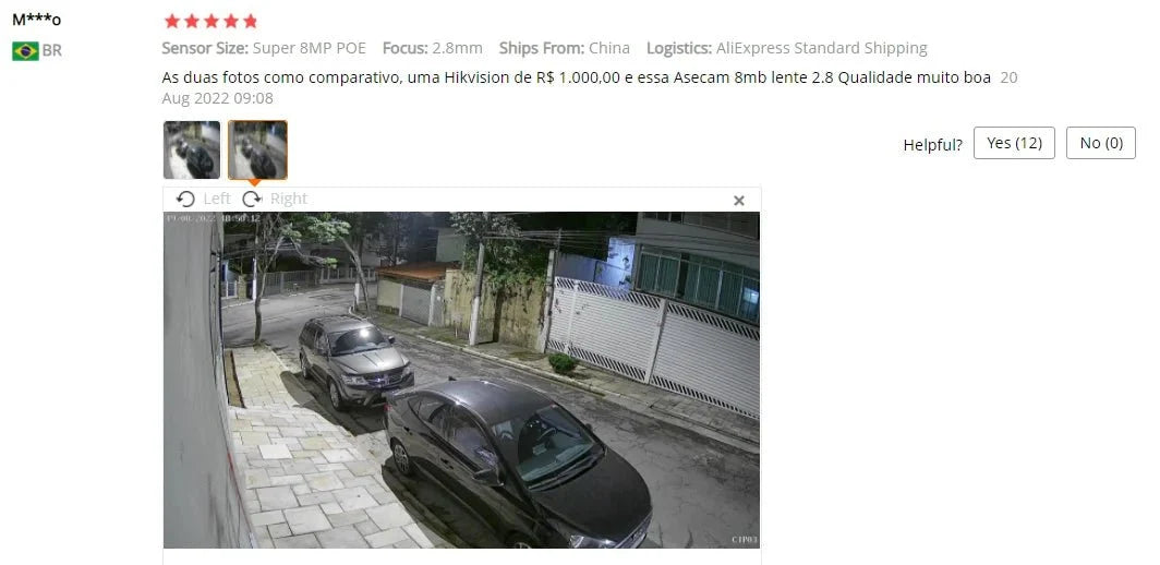 4K 8MP Outdoor IP Camera PoE H265 Onvif AI Color Night Vision 2.8mm - stepyours.com