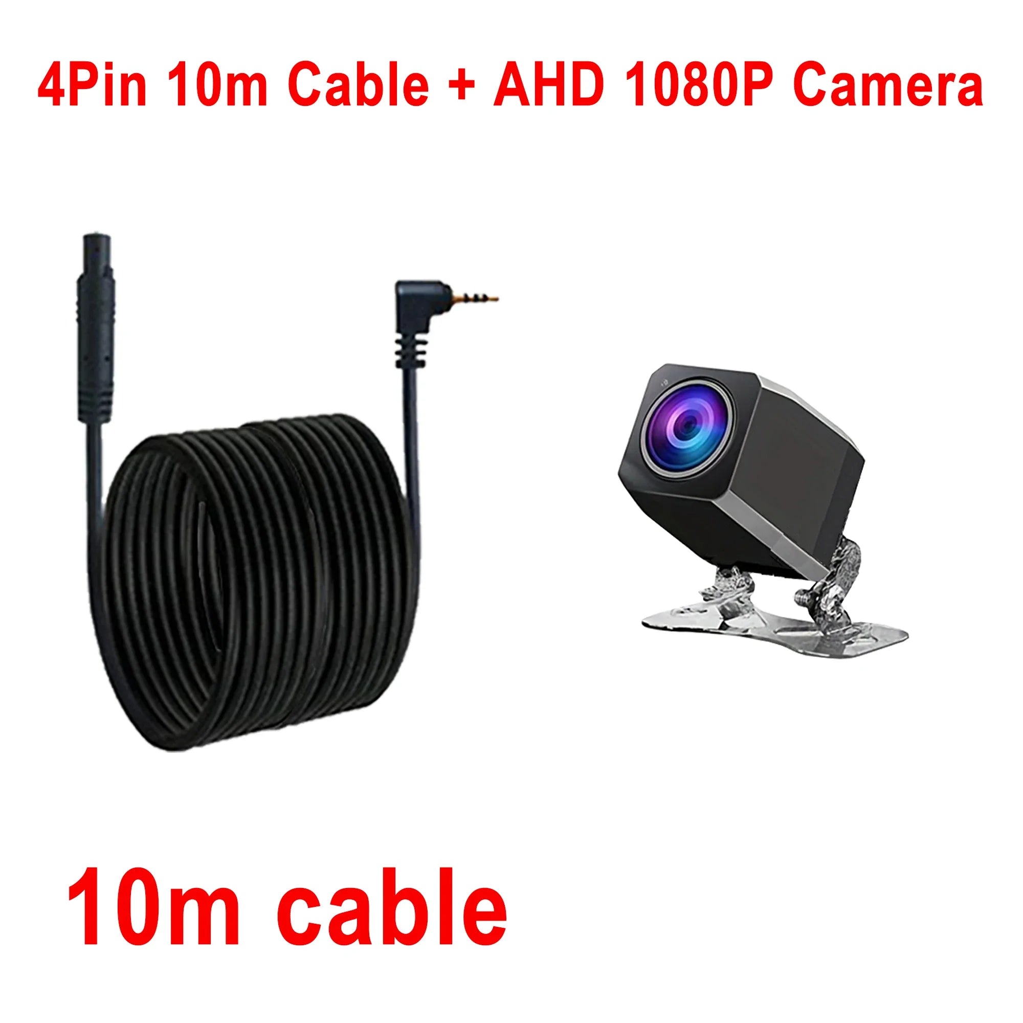 1080P AHD Car Rear View Camera For DVR Dashcam Waterproof 4 Pin 2.5mm Jack - stepyours.com