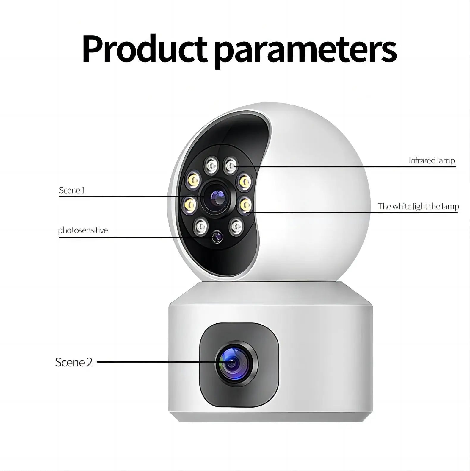 Tuya 8MP Dual Lens WiFi IP Camera - Color Night Vision With Auto Tracking - stepyours.com