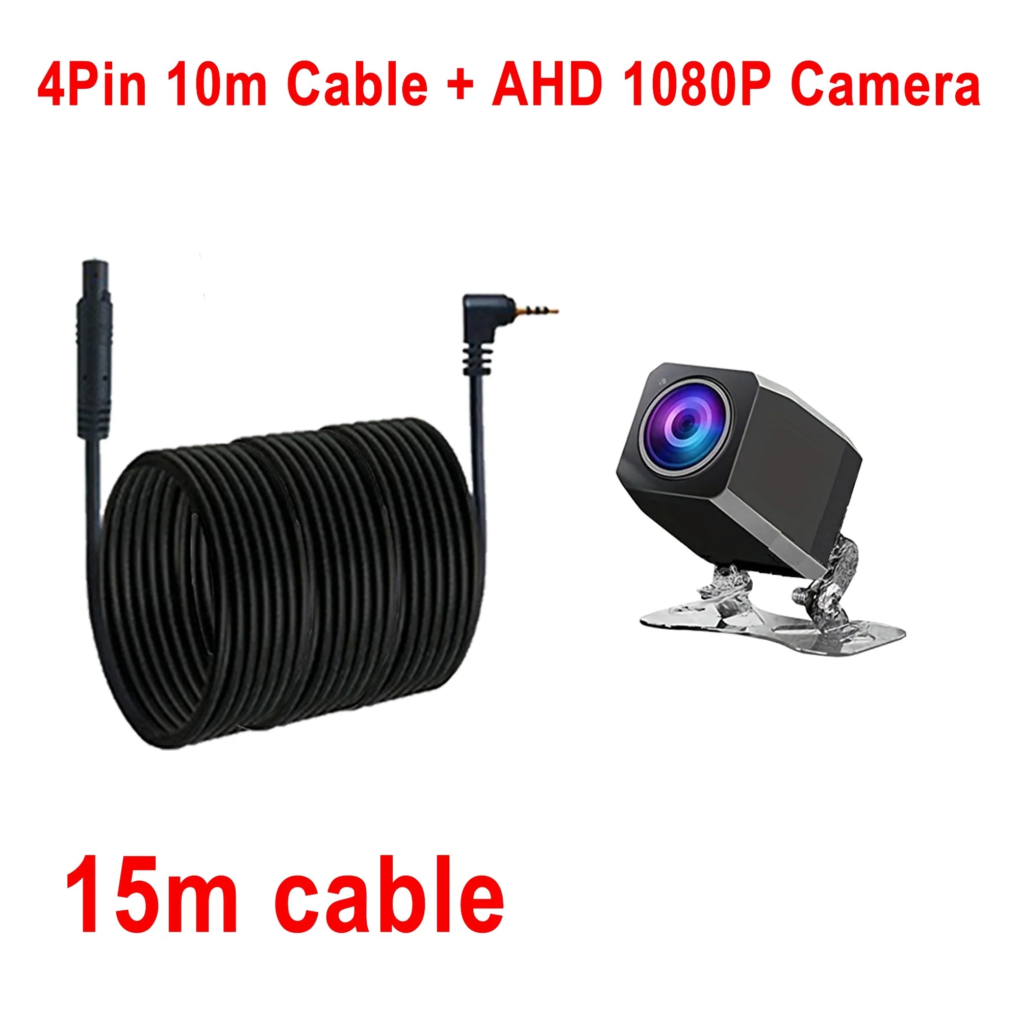 1080P AHD Car Rear View Camera For DVR Dashcam Waterproof 4 Pin 2.5mm Jack - stepyours.com