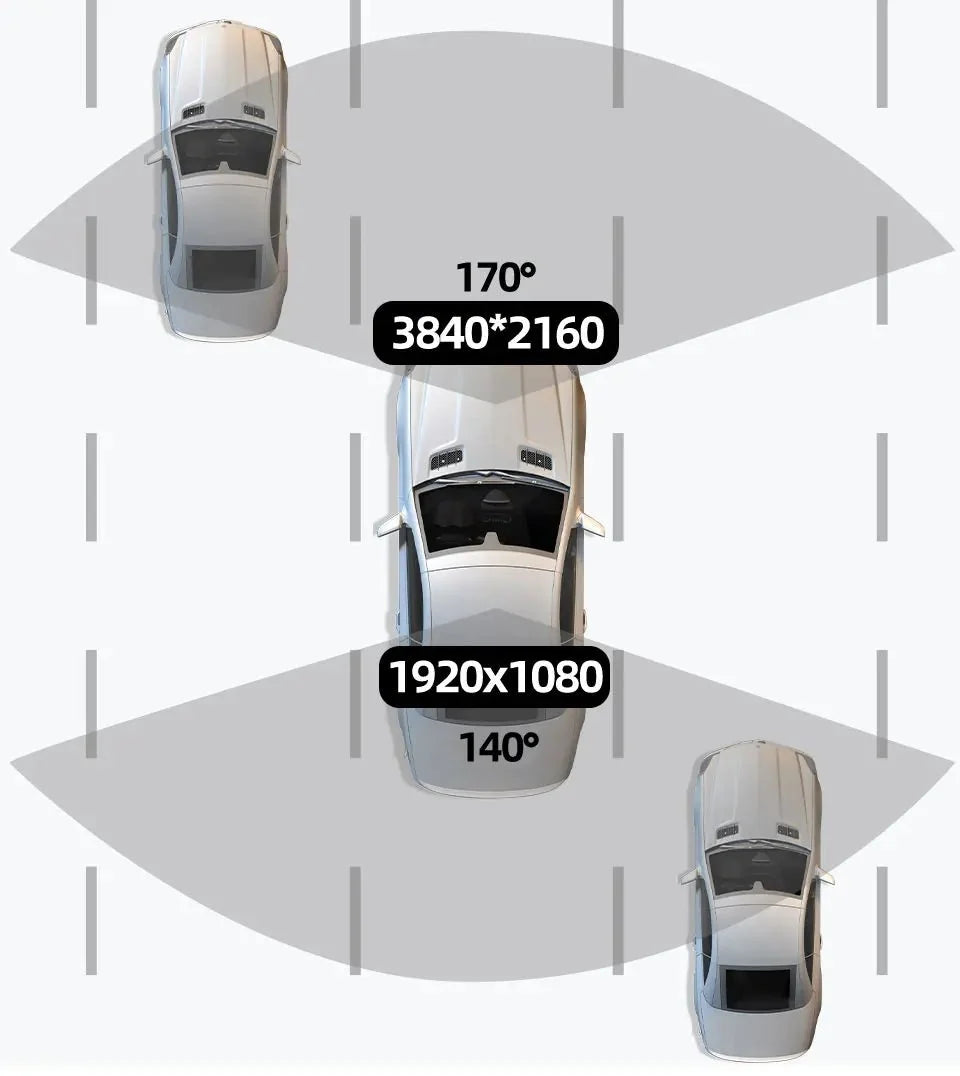 4K Dash Cam Car DVR With Night Vision GPS WiFi Parking Monitor - stepyours.com