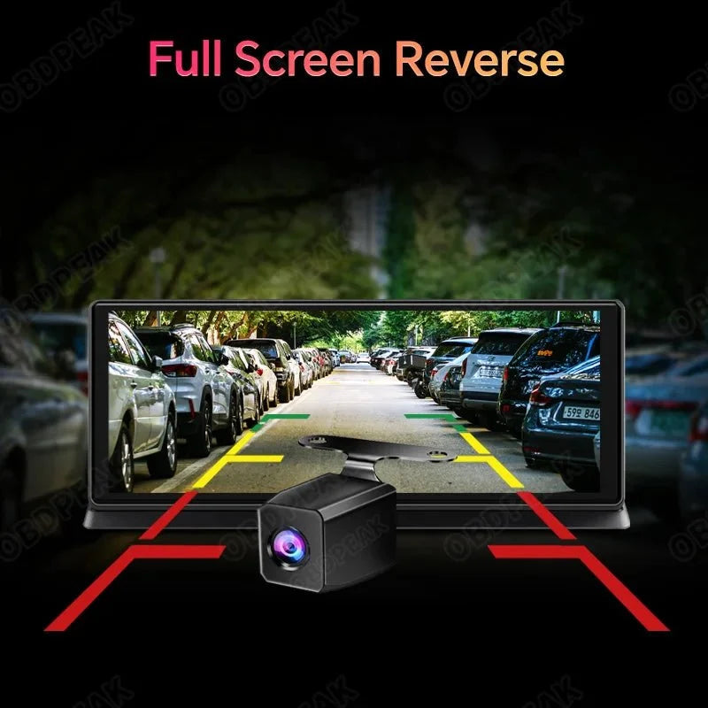 K2 Pro Dash Cam 11.3 Inch 4K 2160P GPS Wireless CarPlay Dual Lens - stepyours.com