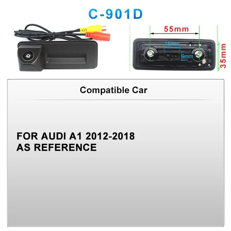 AHD 1920x1080P Car Rear Camera For VW Audi Skoda 170 Degree Wide View - stepyours.com