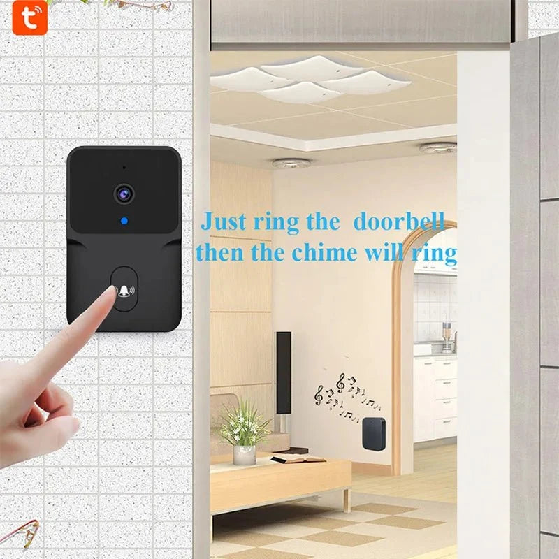 Tuya WiFi Video Doorbell HD Camera With IR Night Vision - stepyours.com
