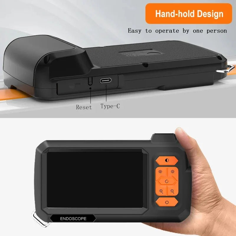 Detachable 2 - 100m Borescope With 8mm Camera - 1080P HD IP67 Endoscope - stepyours.com