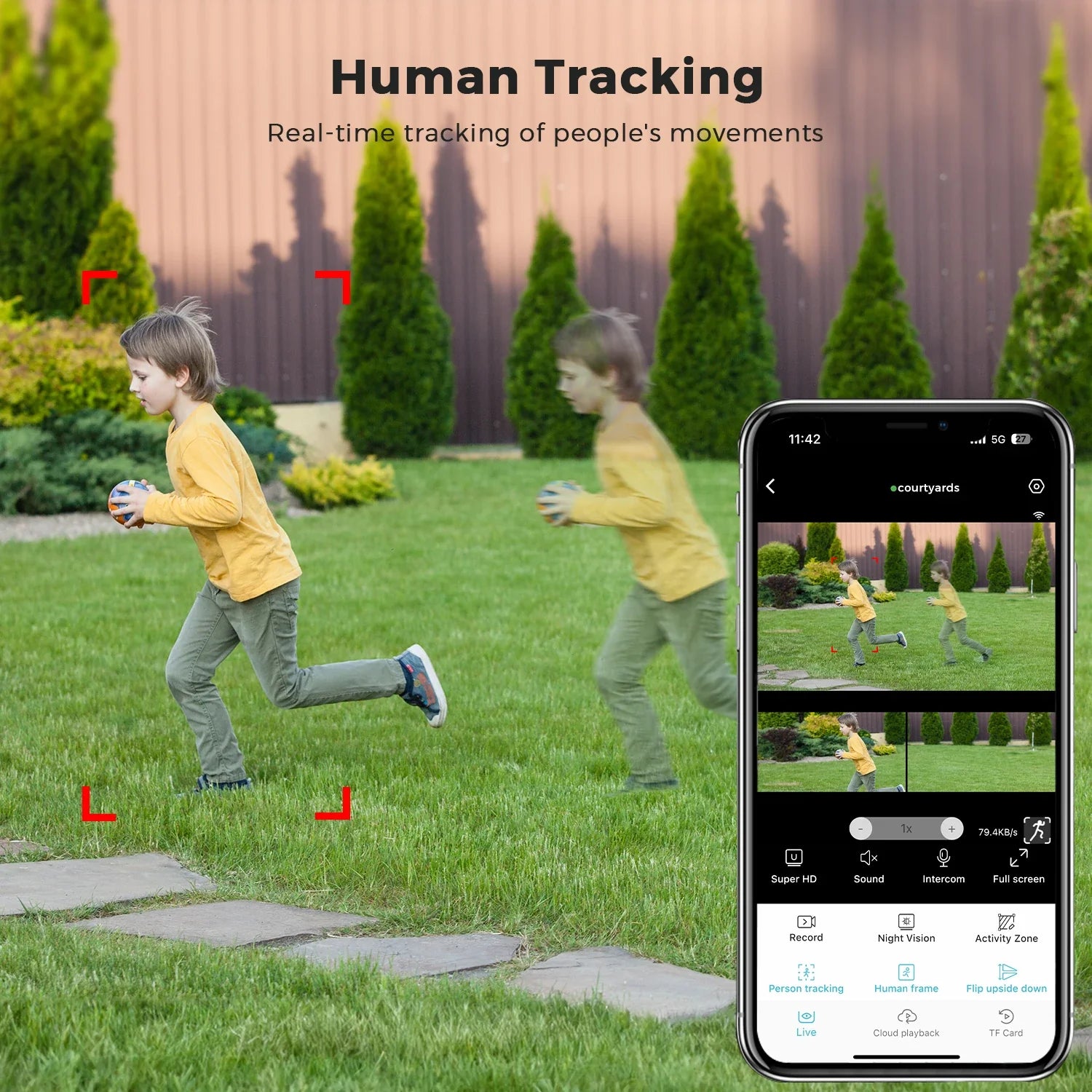 Okam Pro 15MP WiFi Outdoor Camera Auto Tracking 5X Digital Zoom PTZ Surveillance - stepyours.com
