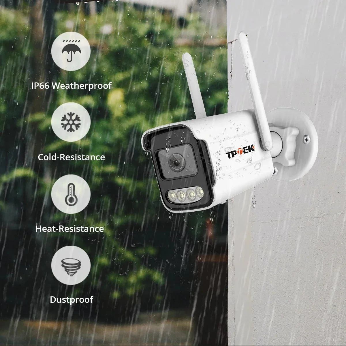 8MP 4K IP Camera WiFi Bullet Outdoor With AI Human Detection - stepyours.com