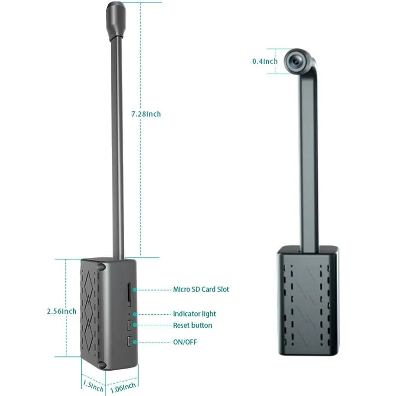 Loop Record Mini 1080P WiFi Security Cam Motion Alerts - stepyours.com