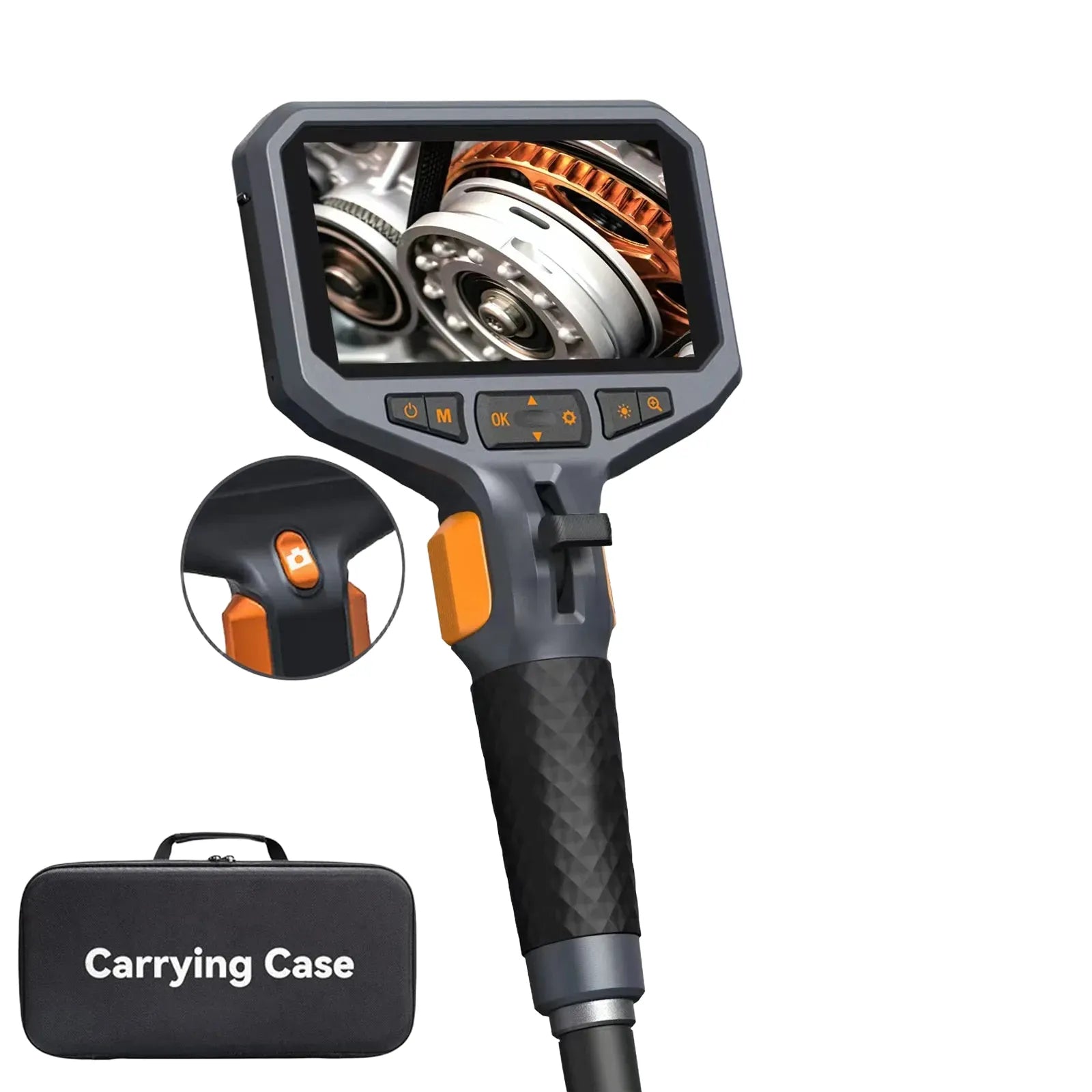 Teslong TD450S Borescope Four Point Five Inch Articulating Endoscope 1080P - stepyours.com