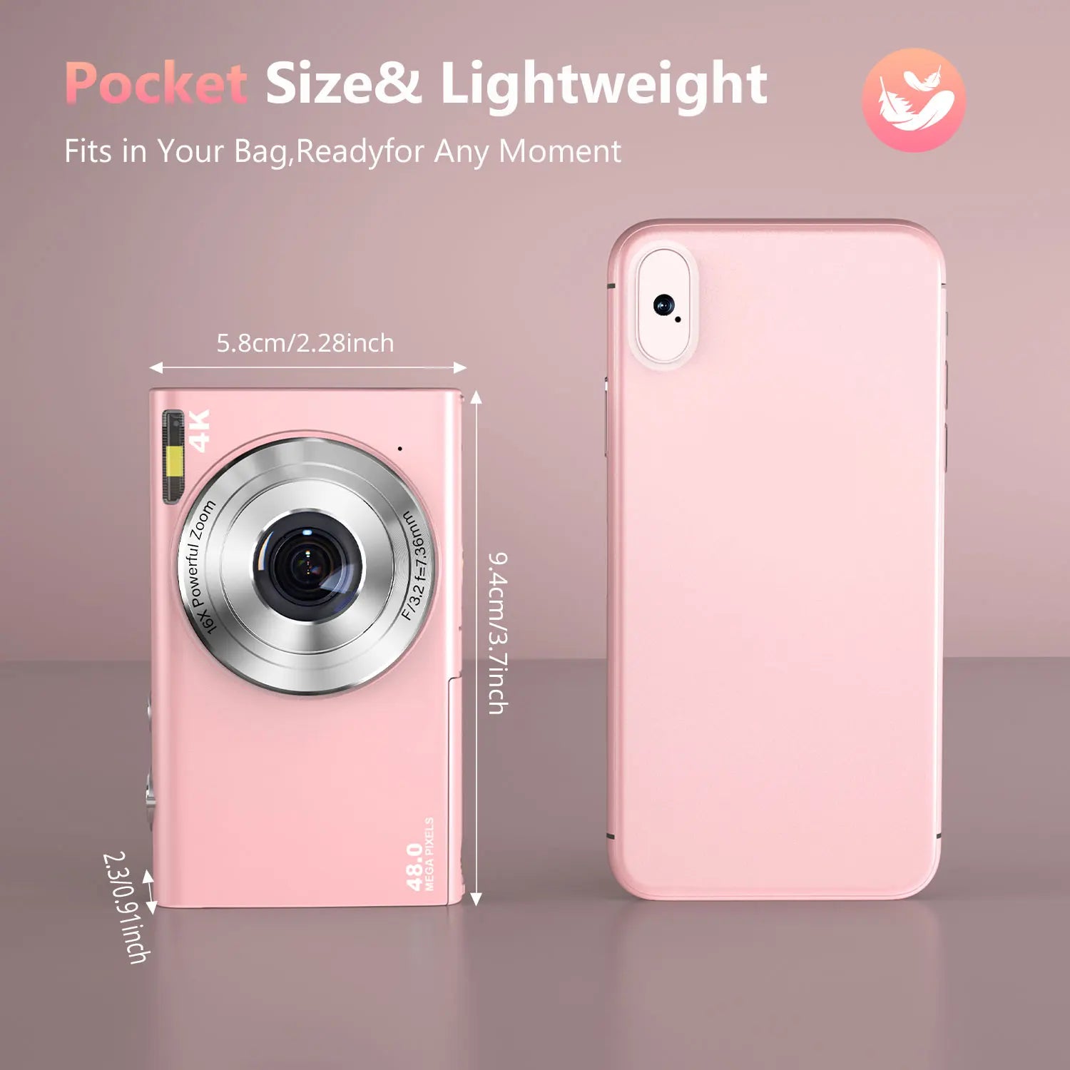 4K Autofocus Vlogging Camera 42MP With Two Point Eight Inch Screen Camcorder - stepyours.com