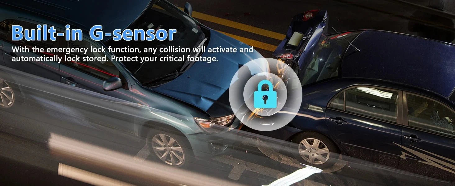 Hook Your Drive Kocam 4K UHD Dash Cam Dual Lens Night Vision Parking Monitor - stepyours.com