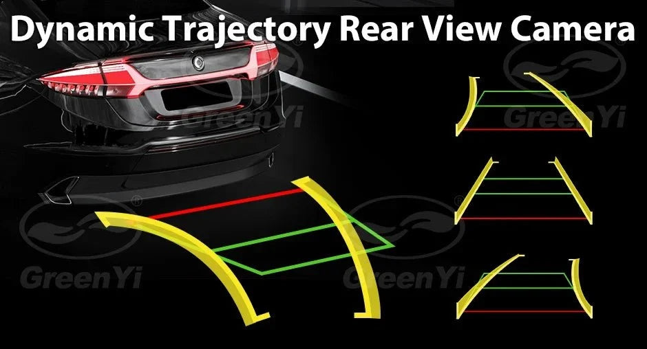 GreenYi AHD Car Rear View Camera 170 Degree Fisheye HD Night Vision Waterproof - stepyours.com