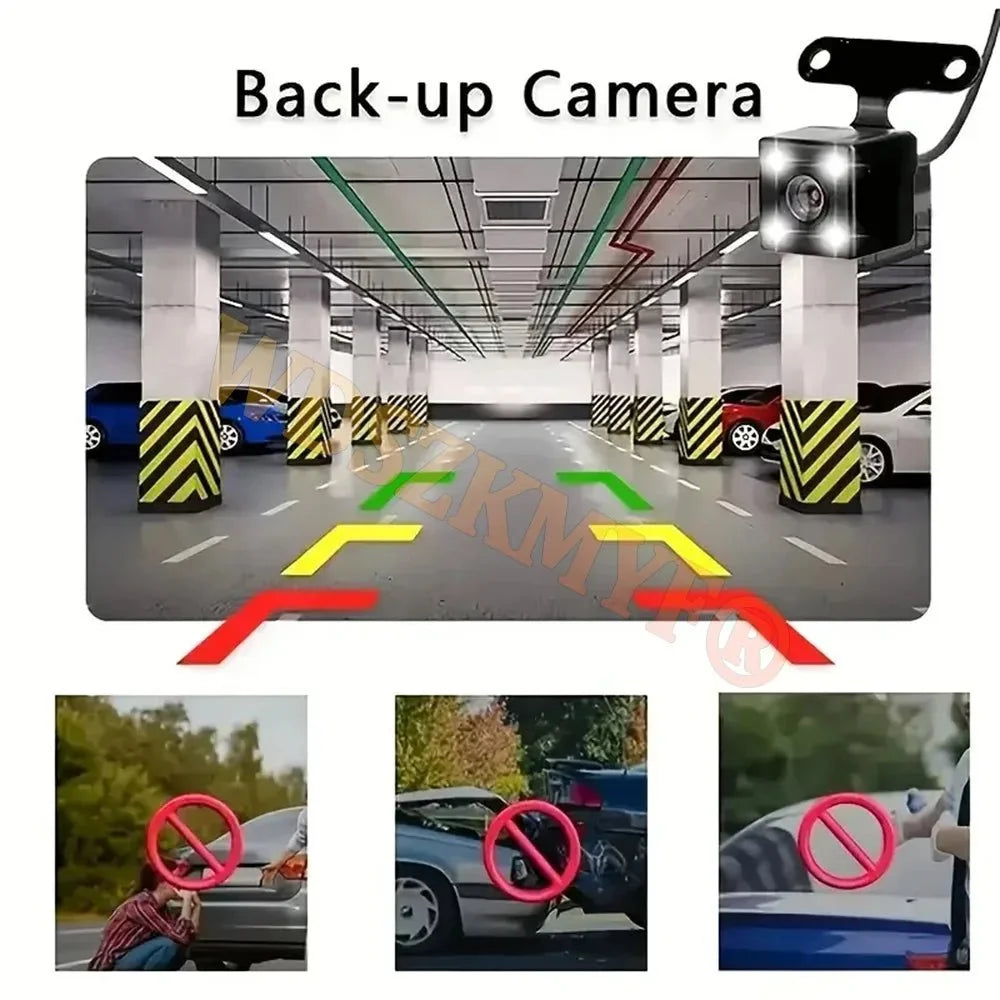4 Lens Car DVR 360 Degree Dash Cam 1080P Front Left Right Rear View Camera - stepyours.com
