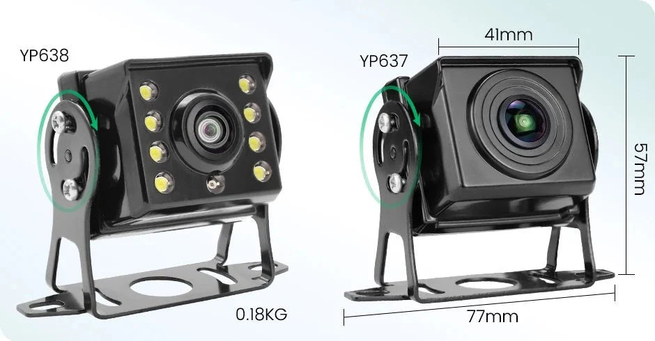GreenYi 170 Degree AHD 1920x1080 Fisheye Car Bus Truck Rear View Camera - stepyours.com