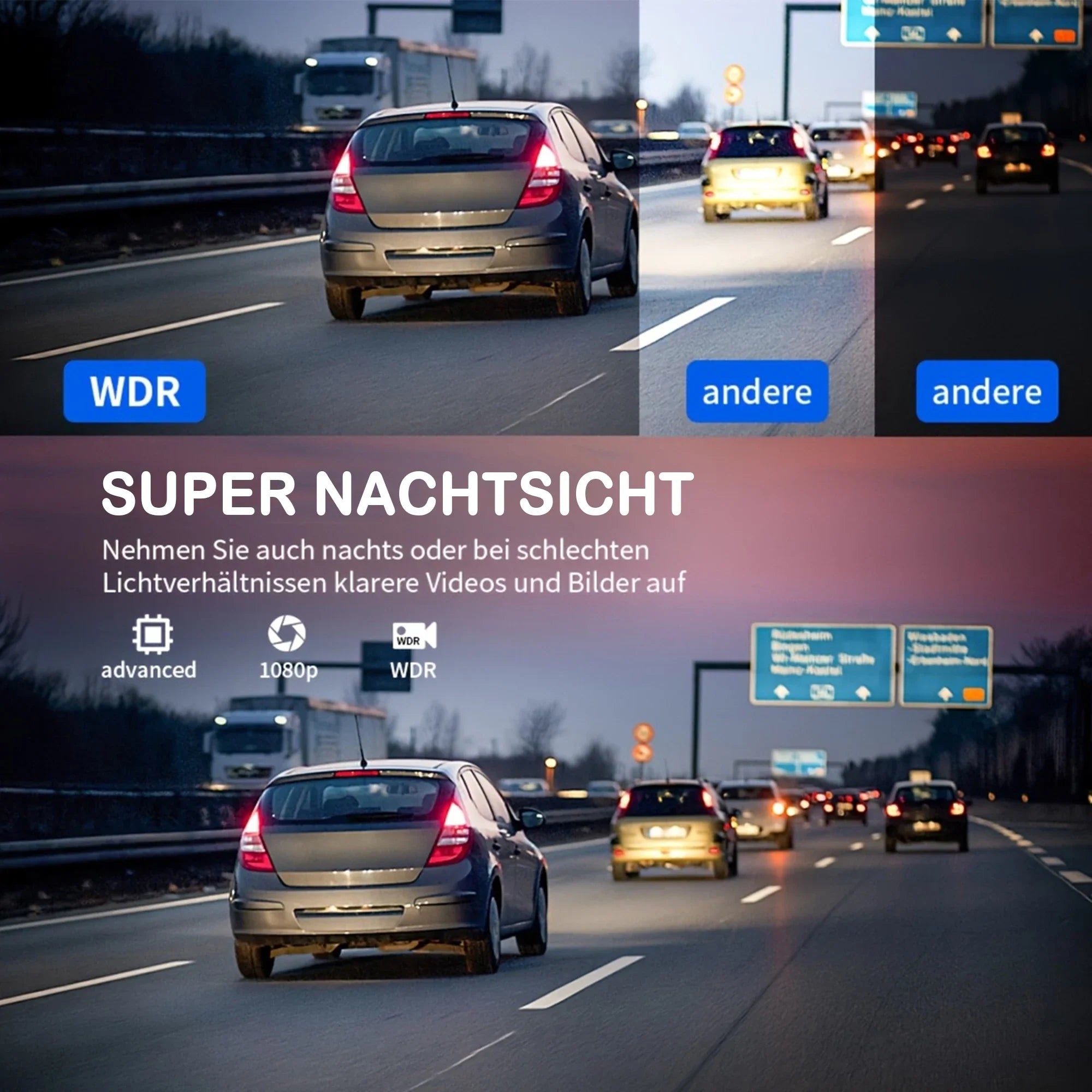 4 Channel Car Dash Cam With WiFi FHD 1080P Front Left Right Rear Night Vision - stepyours.com