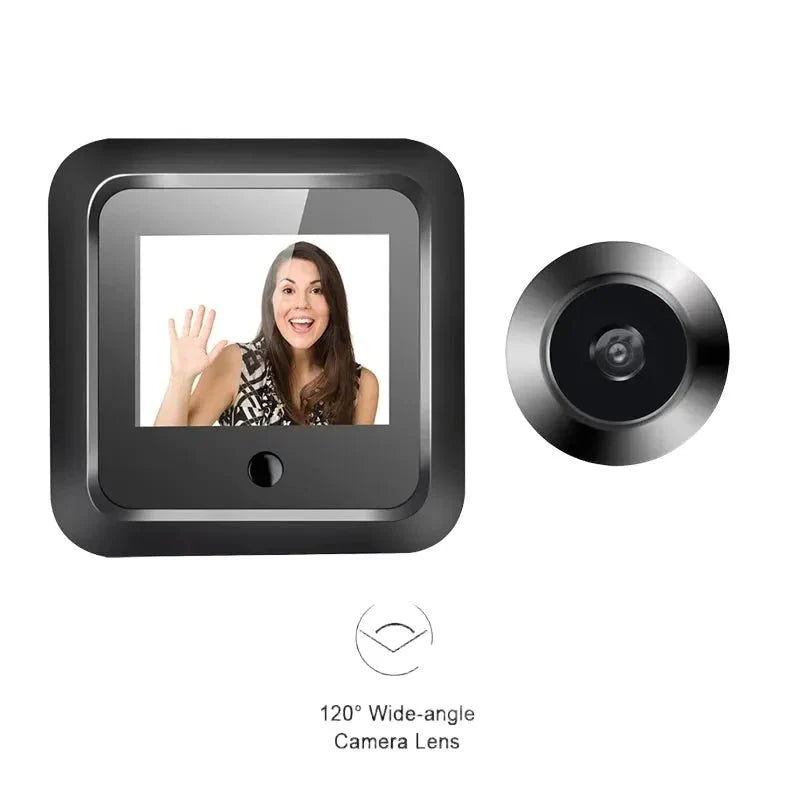 2.4 Inch Peephole Door Viewer 120 Degree HD Security Monitor - stepyours.com