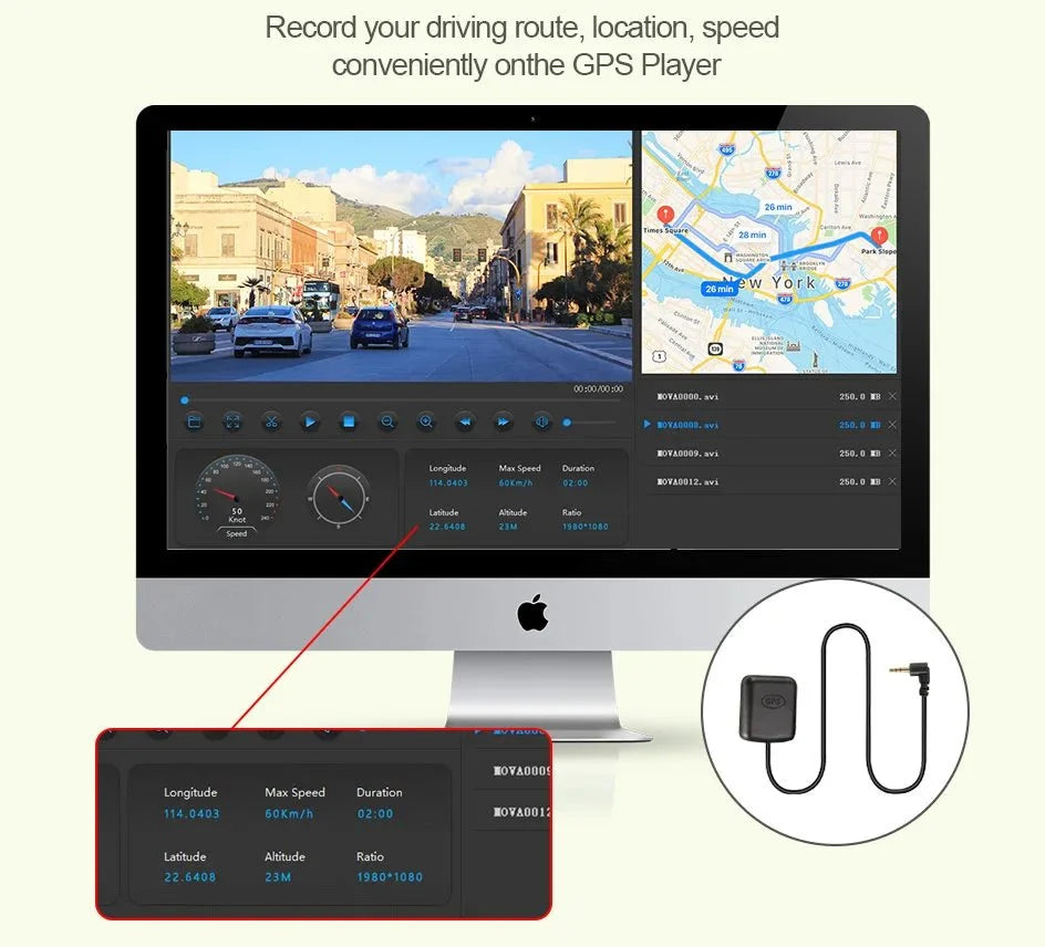 ACCEO Car DVR 10 Inch Rear View Mirror Dash Cam With WiFi 2K Front 1080P Rear - stepyours.com