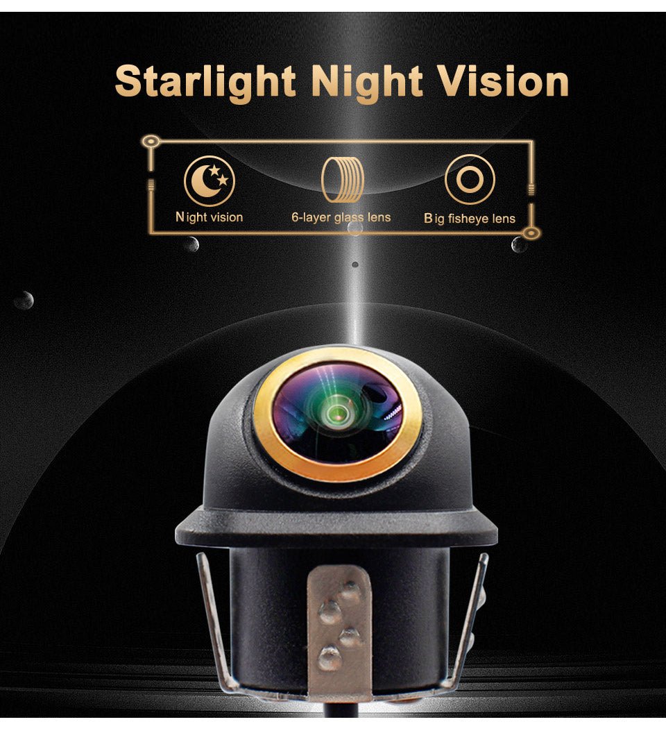 Smartour AHD CVBS CCD Fisheye Rear View Camera 1080P Night Vision Waterproof - stepyours.com