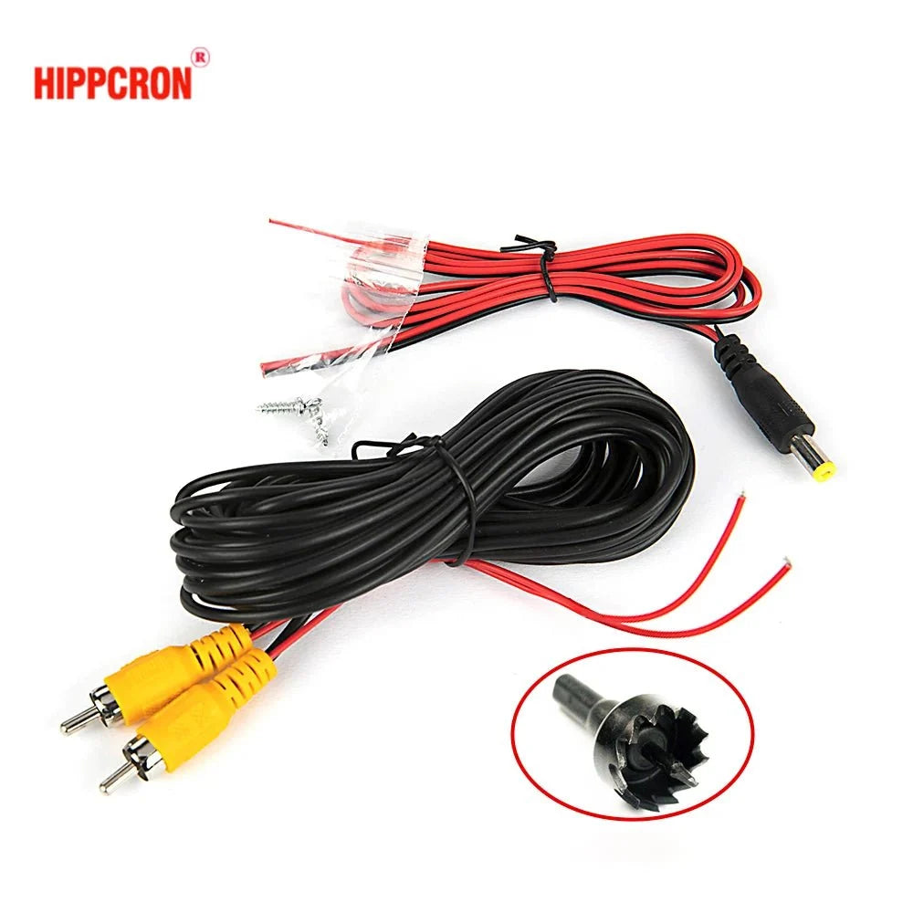 Hippcron Car Rear View Camera 8 LED Night Vision CCD Waterproof HD Video Monitor - stepyours.com