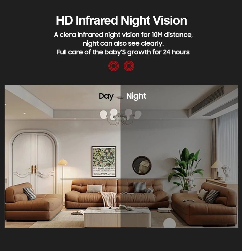Yoosee 5MP WiFi Indoor PTZ Mini IP Camera - Color Night Vision And Two Way Audio - stepyours.com
