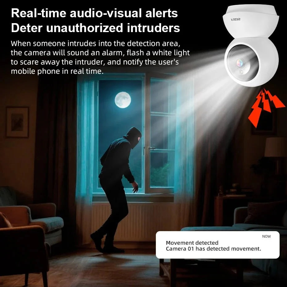 Fuers 5MP WiFi Camera Tuya Smart AI Motion Baby Monitor - stepyours.com