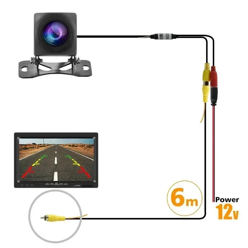 Universal 1080P AHD Car Rear Camera 170 Wide Angle Night Vision Waterproof - stepyours.com