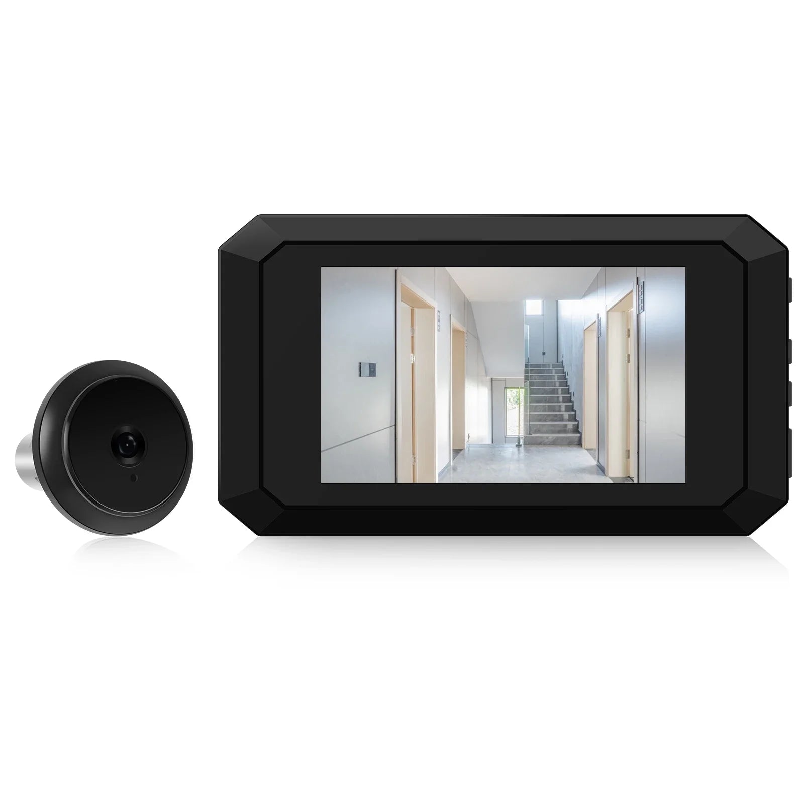 3.97 Inch LCD Peephole Camera Apartment Door 1080P - stepyours.com