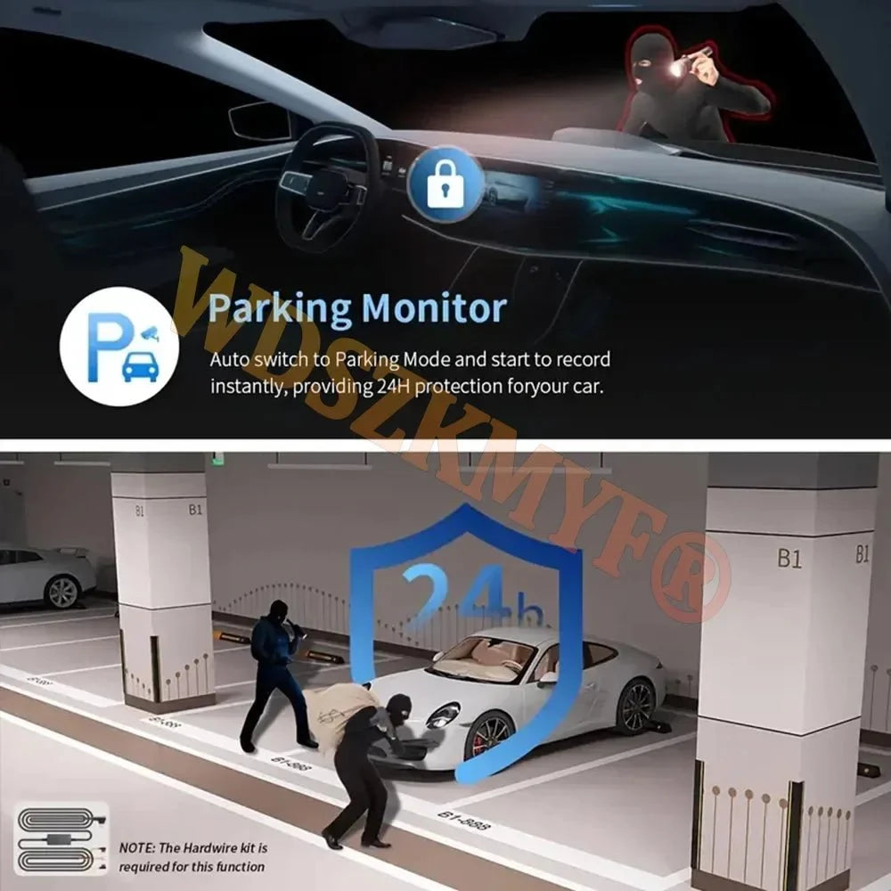 4 Camera 360 Degree Car DVR Dash Cam 1080P WiFi Front Rear Parking Monitor Gift - stepyours.com