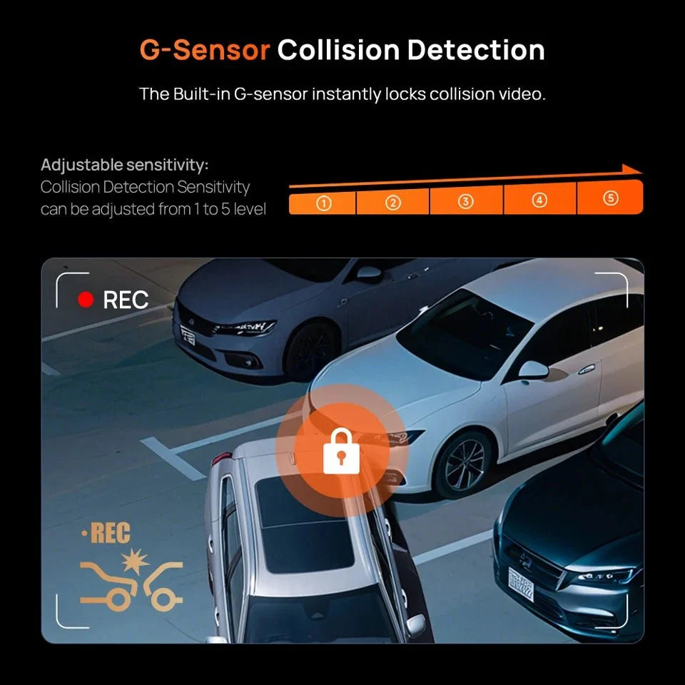 70mai T800e 3 Channel Dash Cam 4K Front 1080p Rear And Interior HDR GPS WiFi 6 - stepyours.com