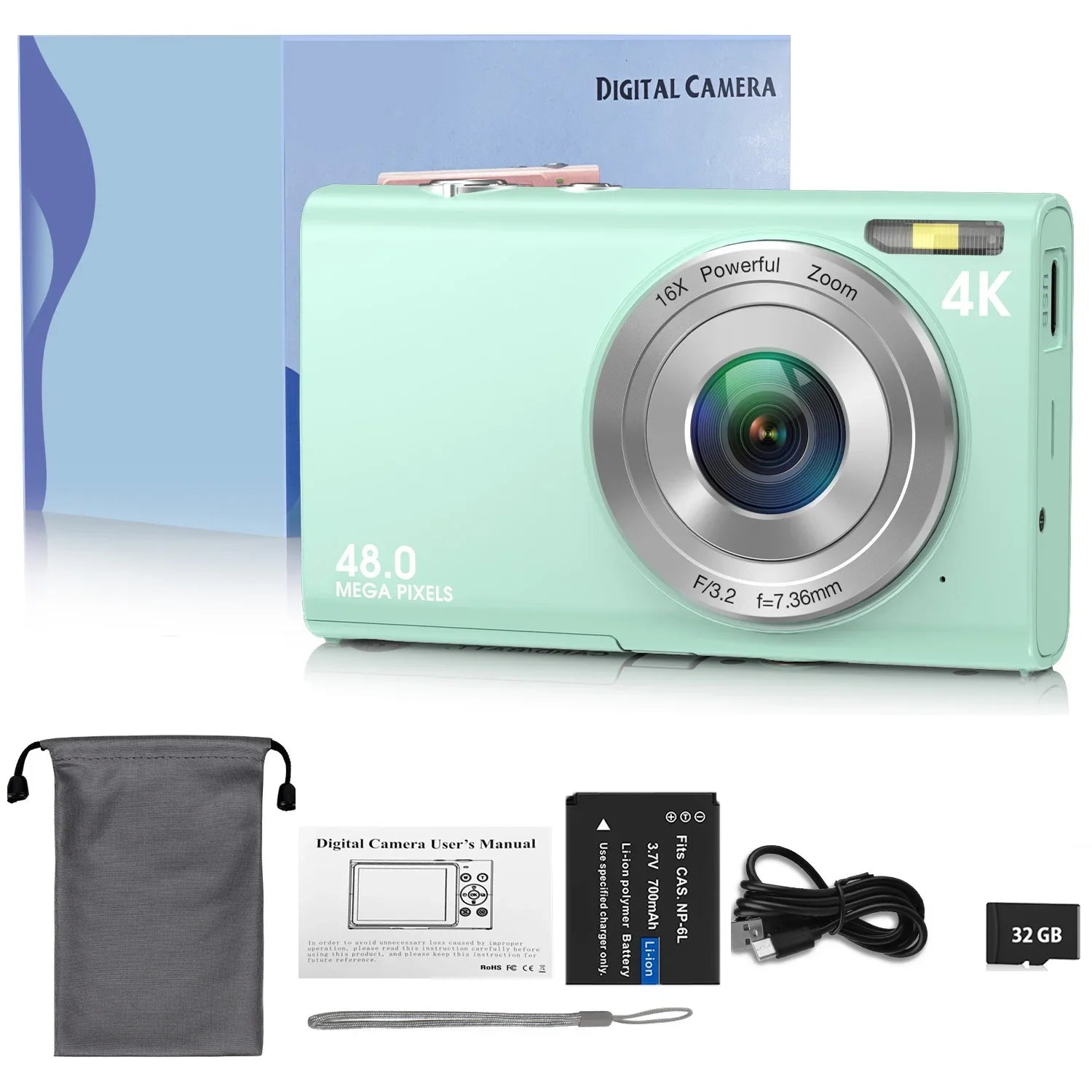 4K Autofocus Vlogging Camera 42MP With Two Point Eight Inch Screen Camcorder - stepyours.com