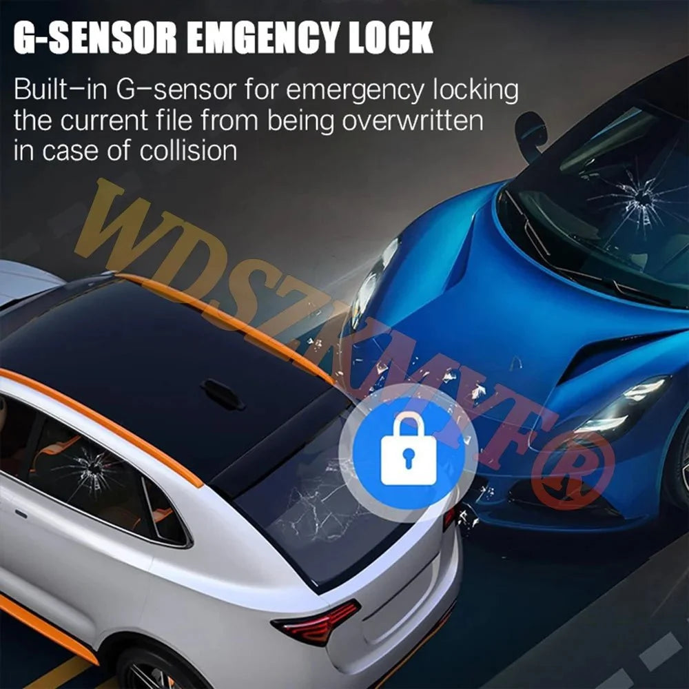 WiFi 4Channel 360 Degree Car Dashcam 2560x1440 24h Parking Monitor - stepyours.com