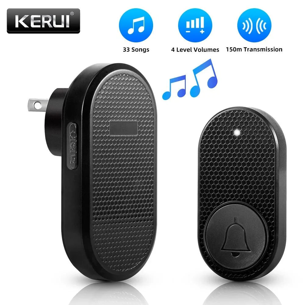 Kerui M558 Wireless Doorbell 32 Melodies Adjustable Volume - stepyours.com
