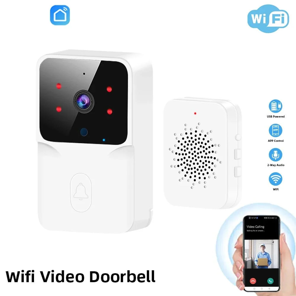 2026 Wireless Smart Video Doorbell With 2 Way Audio - stepyours.com