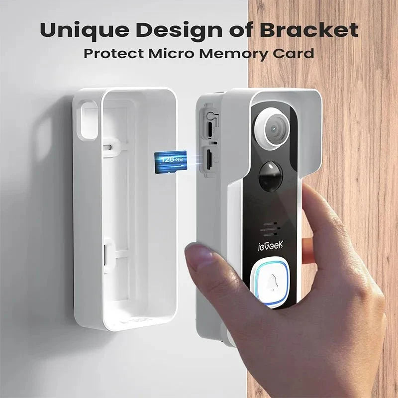 IeGeek Never Miss A Visitor Wireless Doorbell 2K HD Camera - stepyours.com