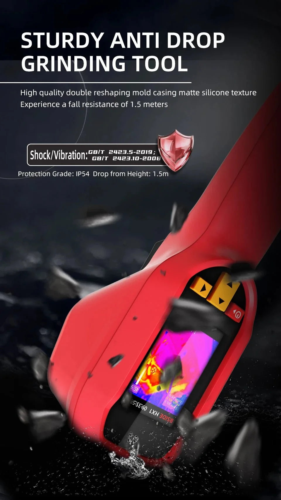 BSIDE HX1 Handheld Thermal Imaging Camera - 240x240 IR For PCB, Auto, Pipelines - stepyours.com