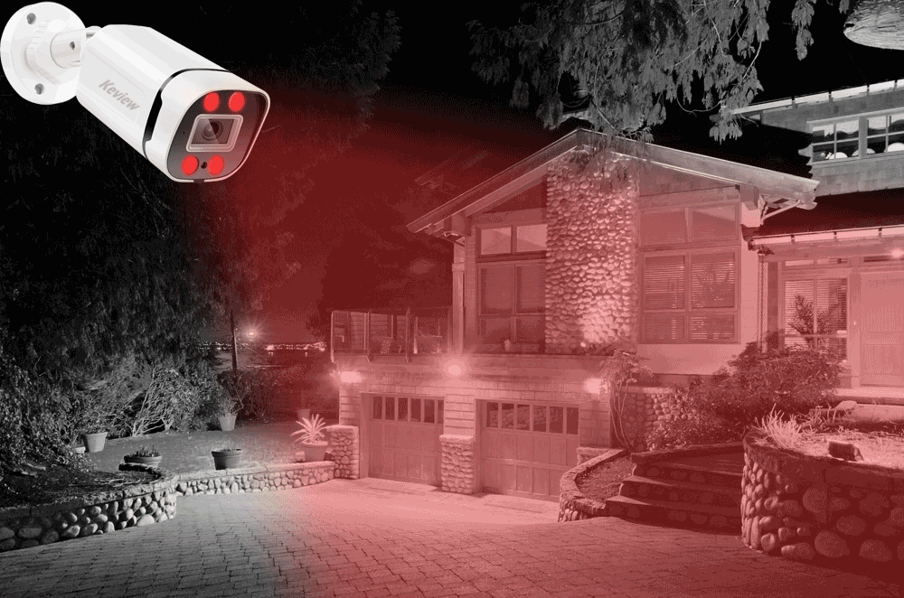 Keview 4K 8MP PoE IP Bullet Camera - Color Night Vision Outdoor Indoor CCTV by stepyours.com