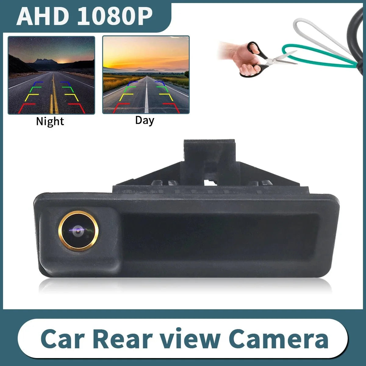 AHD 1080P 170 Rear View Camera Trunk Handle For BMW 3 5 Series X5 X6 Waterproof - stepyours.com